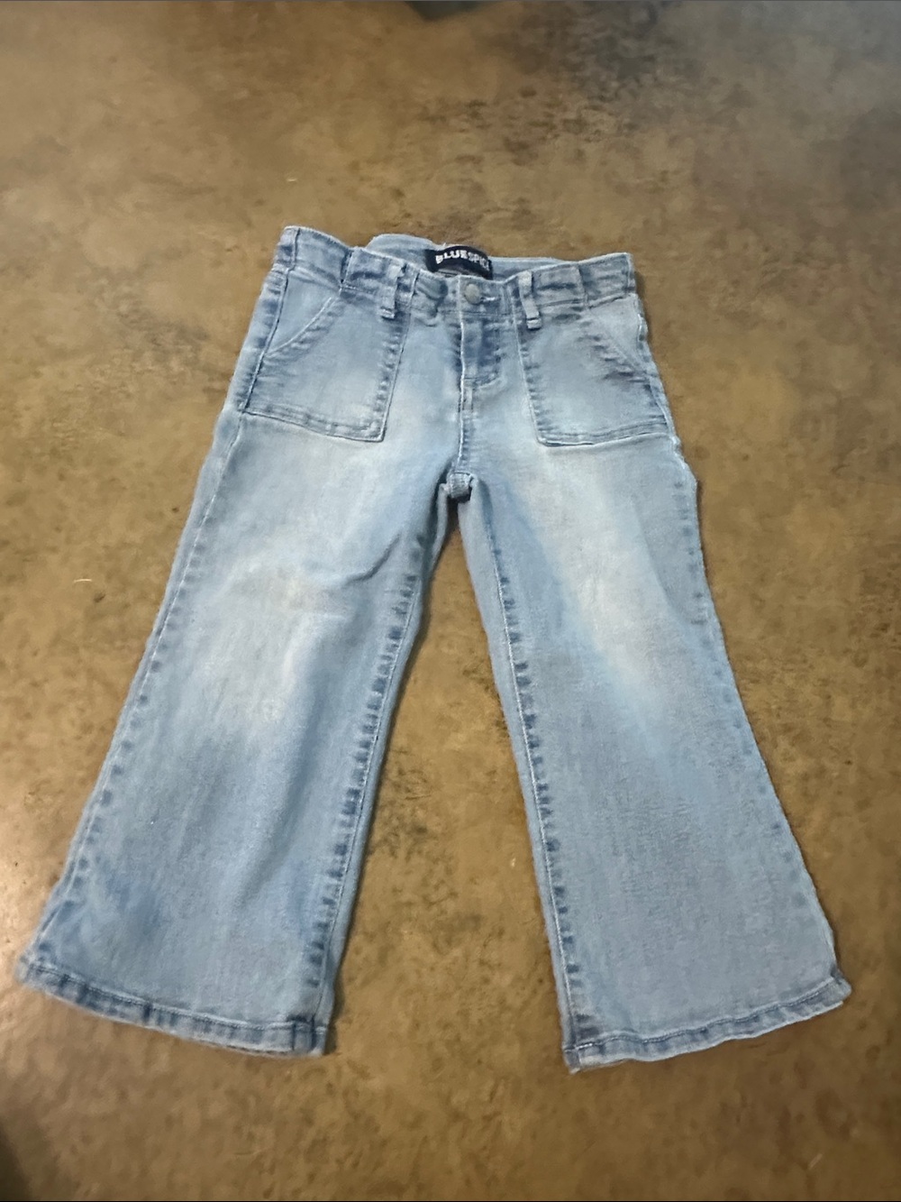 Blue Light-Wash girls blue spice Jeans - Relaxed Wide Leg 6